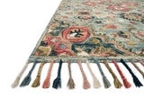 Loloi Zharah Zr-13 Light Blue / Multi Rugs - rug corner