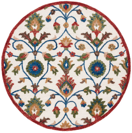 Safavieh Blossom 6'-0" x 6'-0" Rug in Ivory / Green