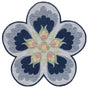 Safavieh Novelty 5'-0" x 5'-0" Rug in Blue / Grey