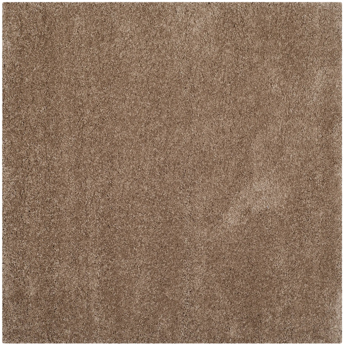 Safavieh Milan Shag 7'-0" x 7'-0" Rug in Dark Beig