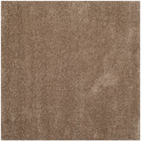Safavieh Milan Shag 7'-0" x 7'-0" Rug in Dark Beig