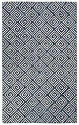 Safavieh Metro 4'-0" x 6'-0" Rug in Navy / Ivory