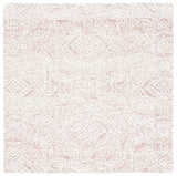 Safavieh Metro 6'-0" x 6'-0" Rug in Pink / Ivory