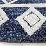 Safavieh Abstract 6'-0" x 6'-0" Rug in Navy / Ivory