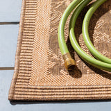 Safavieh Courtyard 4'-0" x 5'-7" Rug in Gold / Natural