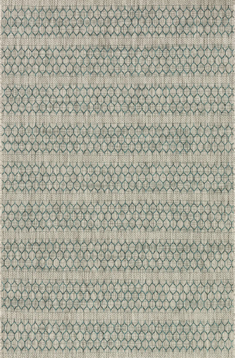 Loloi Isle Ie-01 Grey / Teal Rugs - main flat