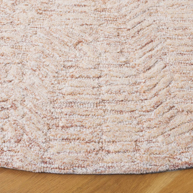 Safavieh Pine 6'-0" x 6'-0" Rug in Rust / Ivory