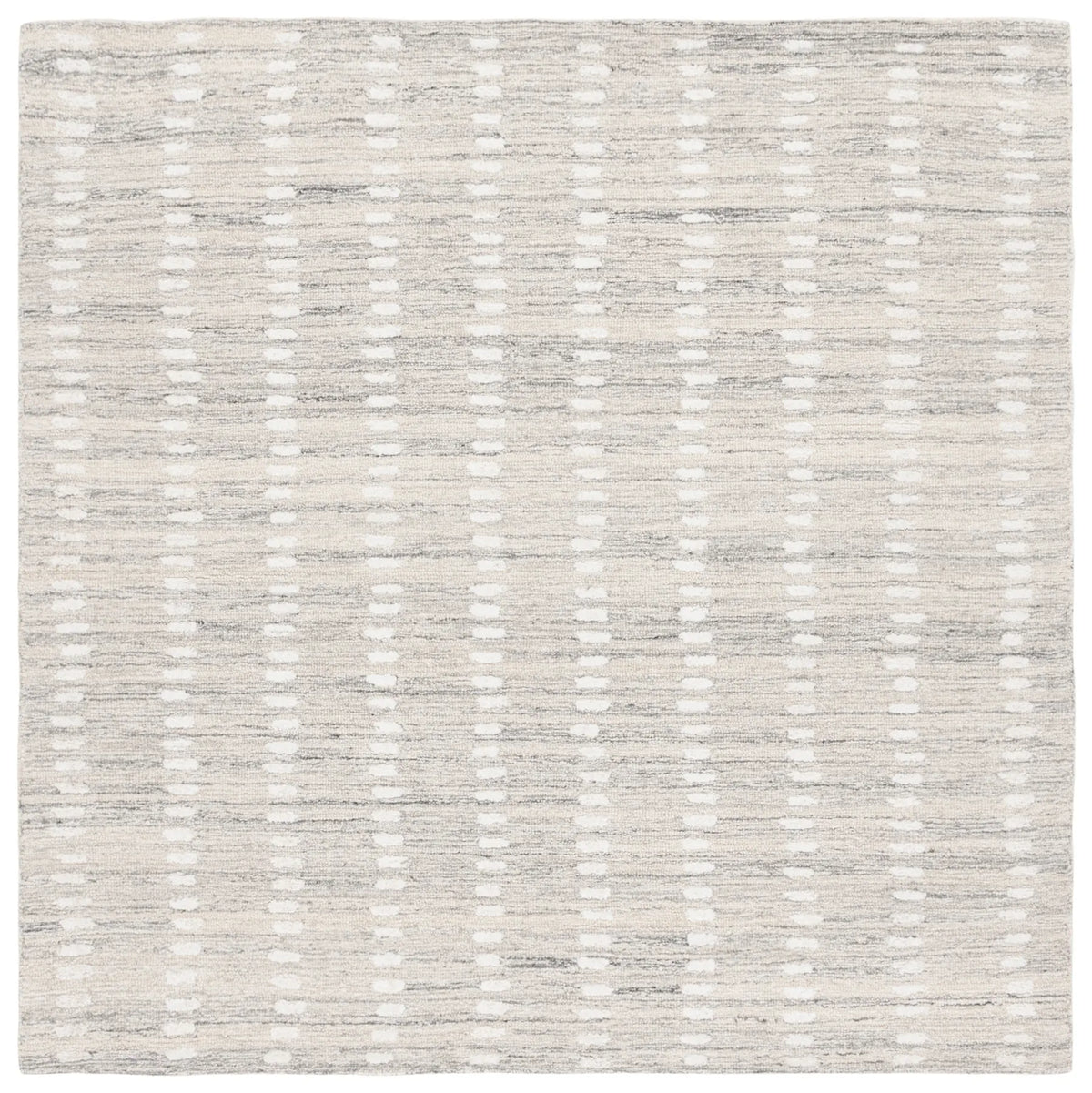 Safavieh Abstract 6'-0" x 6'-0" Rug in Silver / Ivory