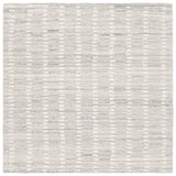 Safavieh Abstract 6'-0" x 6'-0" Rug in Silver / Ivory