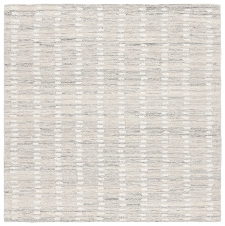 Safavieh Abstract 6'-0" x 6'-0" Rug in Silver / Ivory