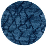 Safavieh Retro 6'-0" x 6'-0" Rug in Blue / Dark Blue