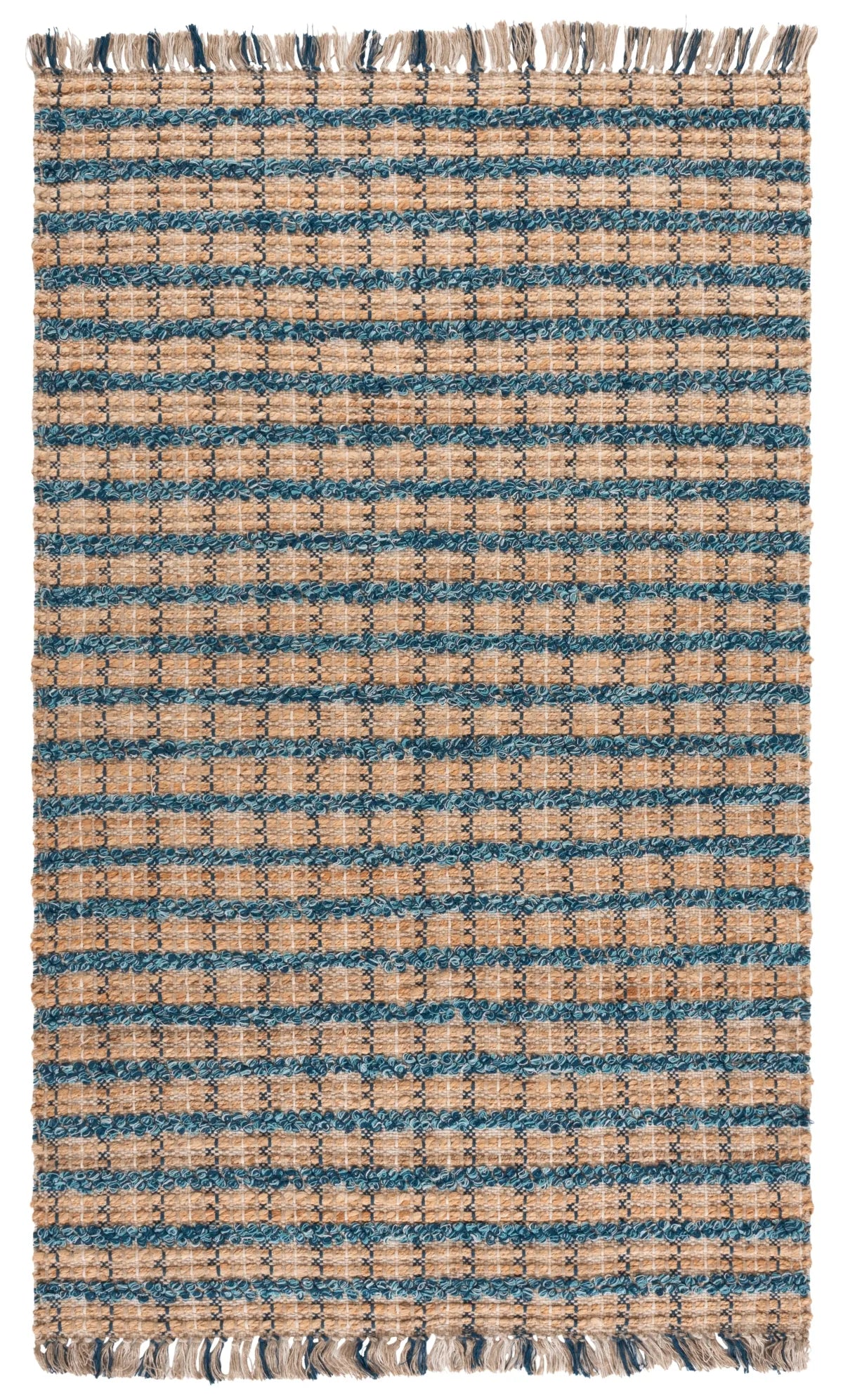 Safavieh Cape Cod 5'-0" x 8'-0" Rug in Turquoise / Natural