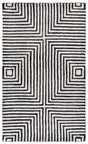Safavieh Metro 3'-0" x 5'-0" Rug in Black / Beige
