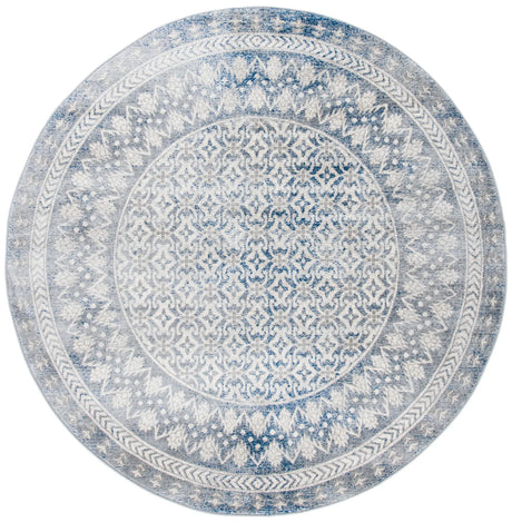 Safavieh Brentwood 6'-7" x 6'-7" Rug in Ivory / Light Grey