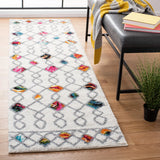 Safavieh Fiesta Shag 2'-3" x 8'-0" Rug in Cream / Multi