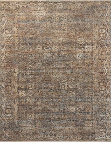 Loloi Heritage Her-07 Mocha/Denim Rug - main flat