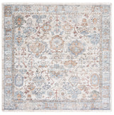 Safavieh Jasmine 5'-3" x 5'-3" Rug in Ivory / Blue