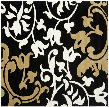 Safavieh Soho 6'-0" x 6'-0" Rug in Black / Multi
