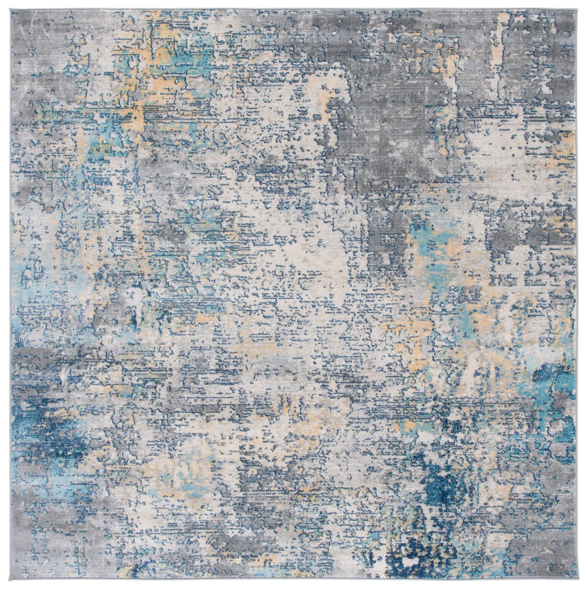 Safavieh Jasper 100 6'-7" x 6'-7" Rug in Grey / Blue