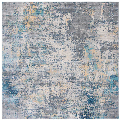 Safavieh Jasper 100 6'-7" x 6'-7" Rug in Grey / Blue