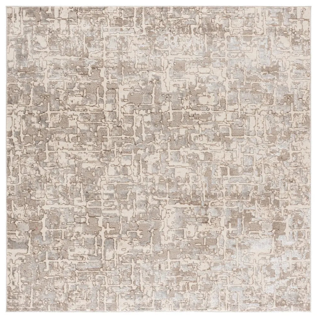 Safavieh Spectrum 6'-7" x 6'-7" Rug in Ivory / Grey Beige