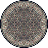 Dynamic Rugs Ancient Garden 57011 Navy Rugs - Round