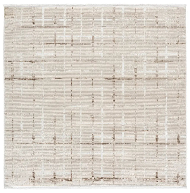 Safavieh Whisper 6'-7" x 6'-7" Rug in Ivory / Beige