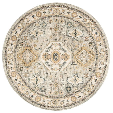 Safavieh Aspen 5'-0" x 5'-0" Rug in Moss / Ivory