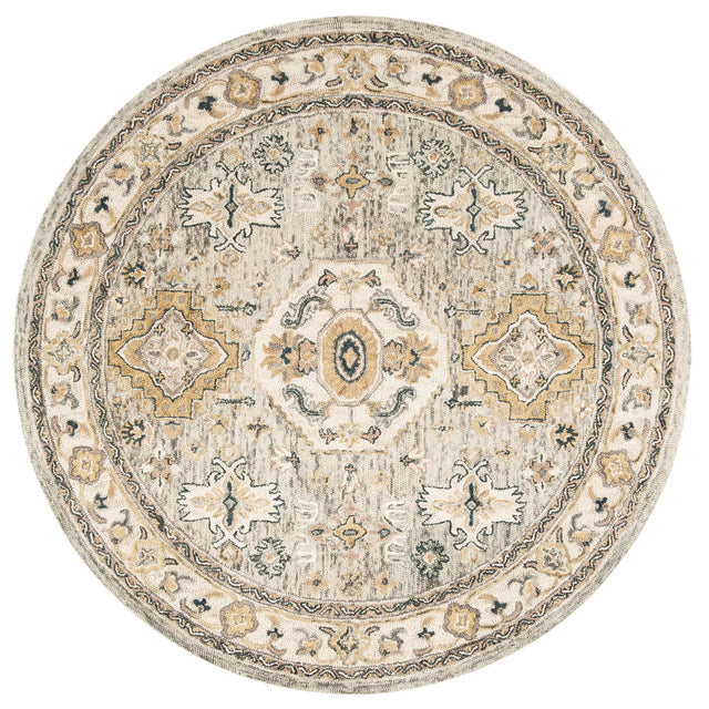 Safavieh Aspen 5'-0" x 5'-0" Rug in Moss / Ivory