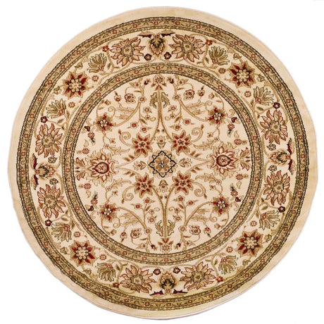 Safavieh Lyndhurst 5'-3" x 5'-3" Rug in Ivory / Ivory