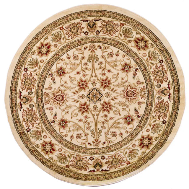 Safavieh Lyndhurst 5'-3" x 5'-3" Rug in Ivory / Ivory