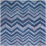 Safavieh Nantucket 6'-0" x 6'-0" Rug in Blue / Multi