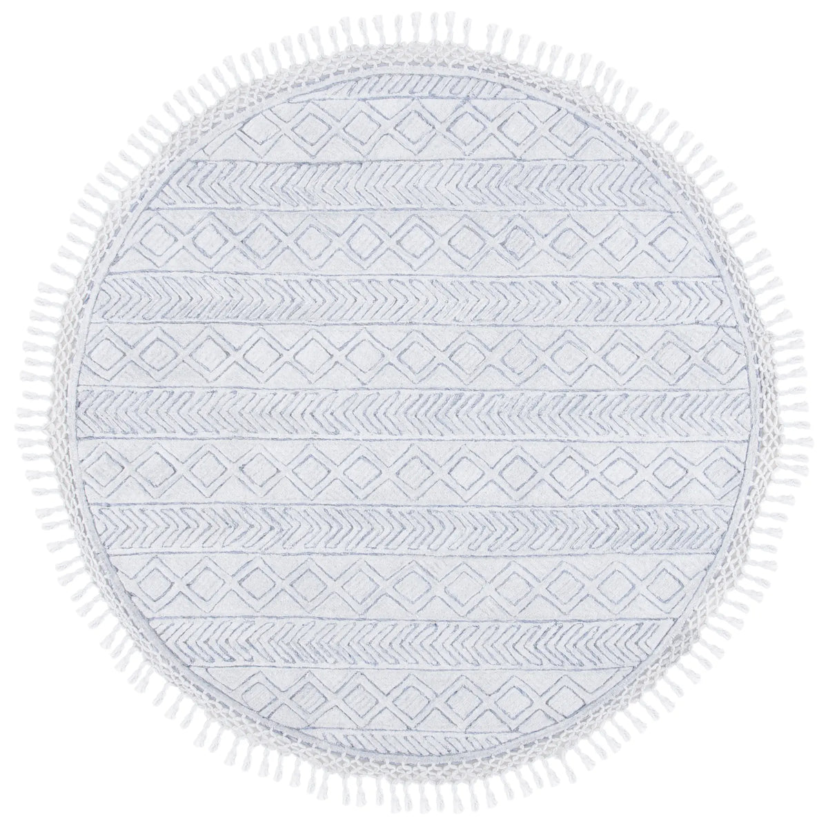 Safavieh Casablanca 7'-0" x 7'-0" Rug in Ivory / Blue