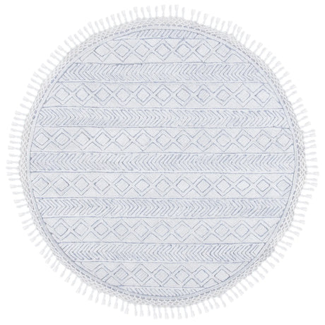 Safavieh Casablanca 7'-0" x 7'-0" Rug in Ivory / Blue