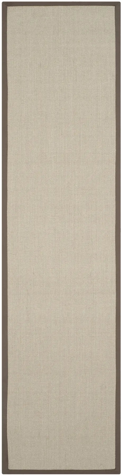 Safavieh Natural Fiber 2'-6" x 10'-0" Rug in Taupe / Light Brown