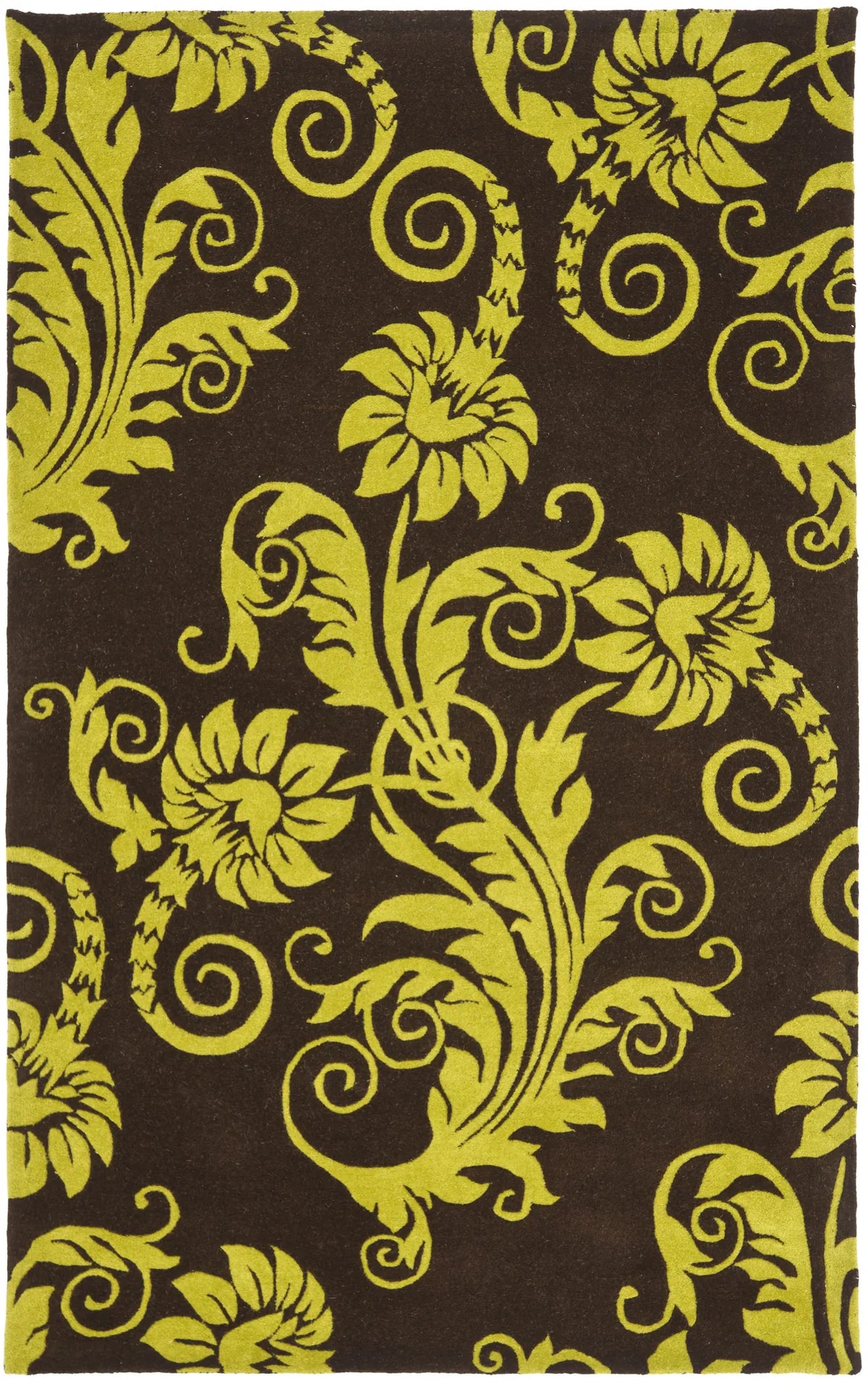 Safavieh Soho 3'-6" x 5'-6" Rug in Brown / Green