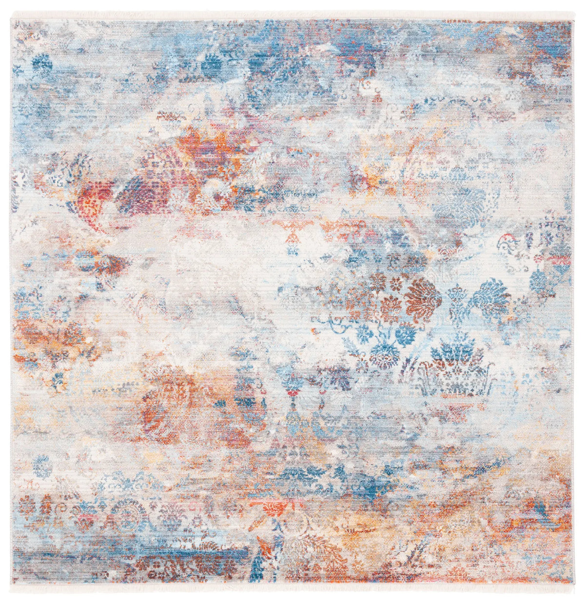 Safavieh Vintage Persian 5'-0" x 5'-0" Rug in Blue / Beige