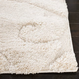 Safavieh Florida Shag 5'-3" x 7'-6" Rug in Creme / Creme
