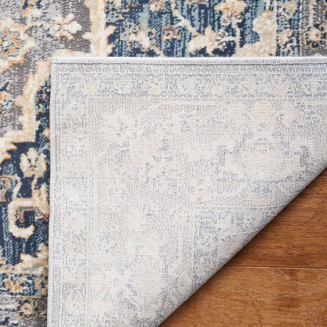 Safavieh Cosmopolitan 600 4'-0" x 6'-0" Rug in Cream / Blue