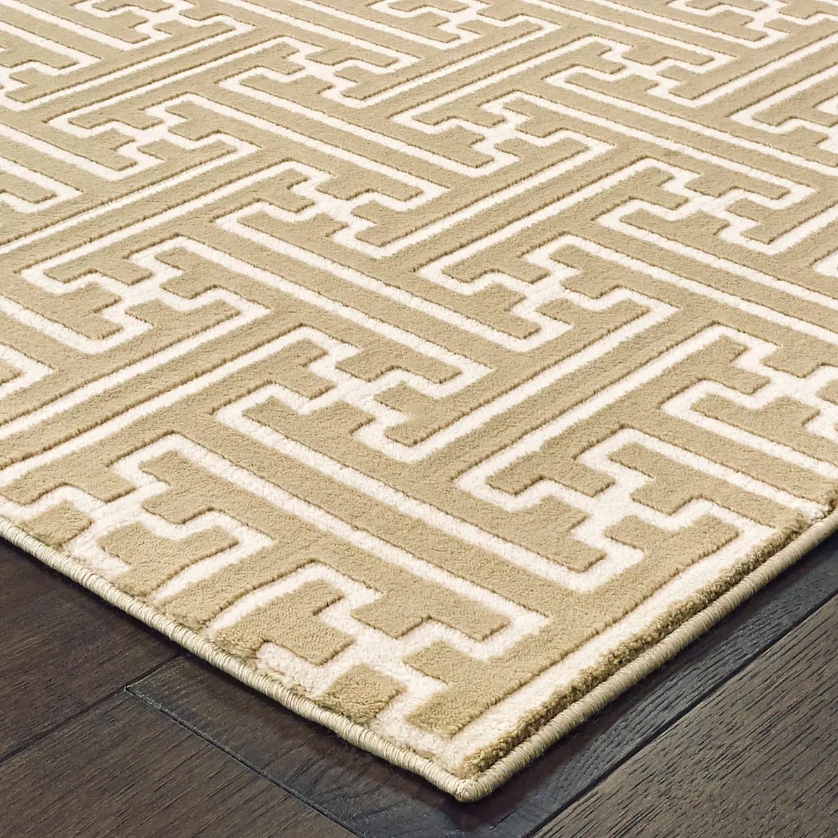 Oriental Weavers Sphinx Bowen 1333Y Ivory Rugs - corner detail