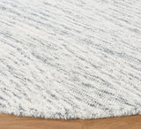 Safavieh Metro 6'-0" x 6'-0" Rug in Dark Grey / Ivory