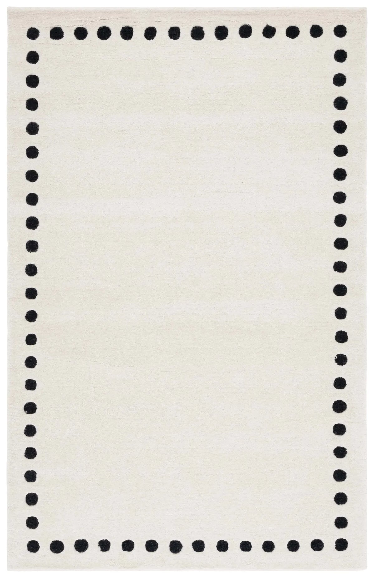 Safavieh Metro 4'-0" x 6'-0" Rug in Ivory / Black