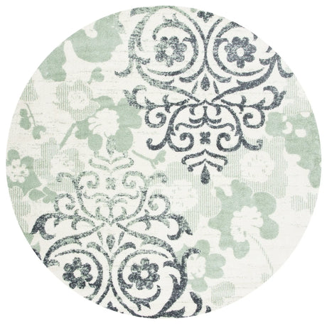 Safavieh Adirondack 6'-7" x 6'-7" Rug in Ivory / Green