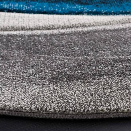 Safavieh Hollywood 5'-3" x 5'-3" Rug in Grey / Turquoise