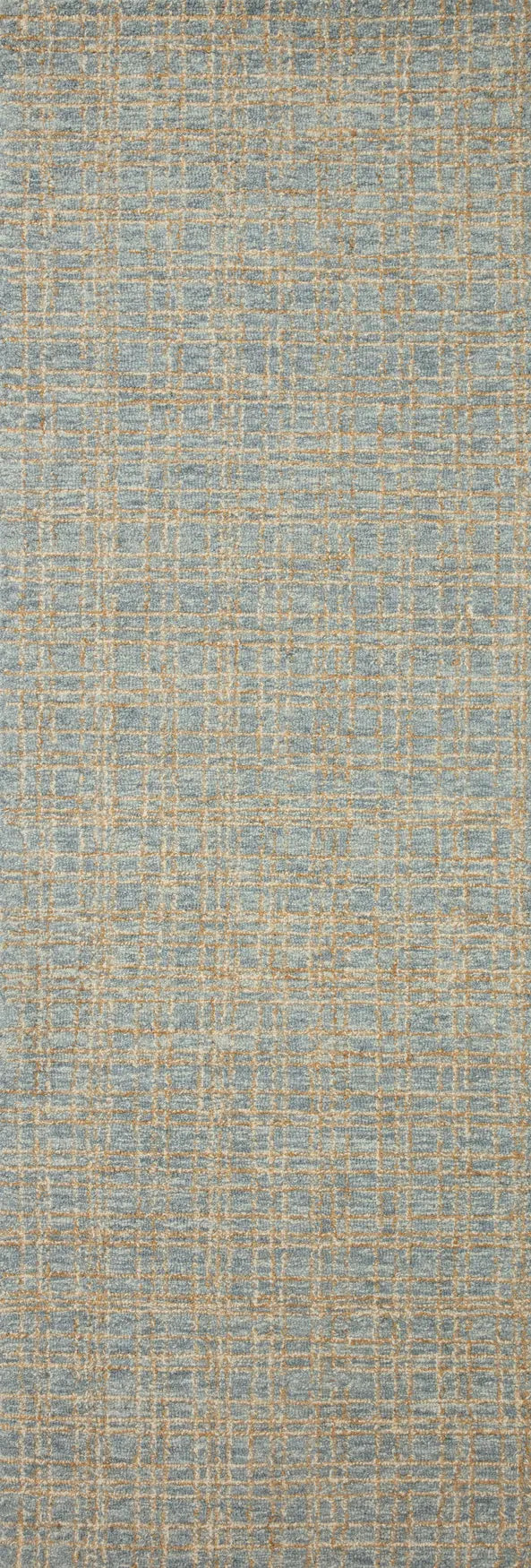 Chris Loves Julia x Loloi Polly POL-03 Blue / Sand Rug - runner flat