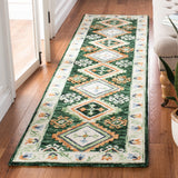 Safavieh Aspen 2'-3" x 9'-0" Rug in Green / Ivory
