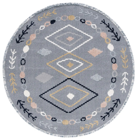 Safavieh Marrakesh 6'-7" x 6'-7" Rug in Grey / Multi