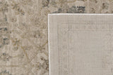 Dynamic Rugs Bloomfield 19606 Power Loomed Traditional Beige/Grey/Cream Rug - Corner