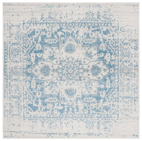 Safavieh Madison 6'-7" x 6'-7" Rug in Teal / Ivory
