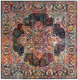 Safavieh Crystal 7'-0" x 7'-0" Rug in Navy / Light Blue